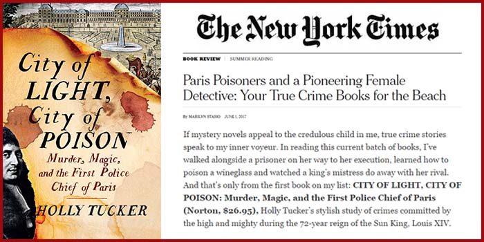 New York Times Reviews City of Light, City of Poison